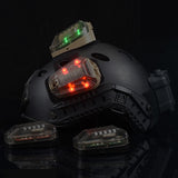 Climbing 6 Helmet Signal IR Green/Red Waterproof Survival Lamp