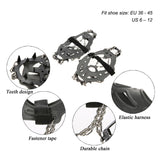 1 Pair 14-Teeth 2 Color Ice Gripper Cleats - MyClimbingGear.com