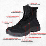 Shock Absorbing Tactical Outdoor Climbing Boots