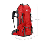 60L Waterproof Climbing Hiking Backpack - MyClimbingGear.com