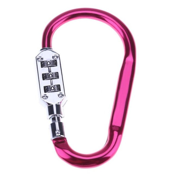 55MM Metal Handy Helmet Lock Carabiner - MyClimbingGear.com