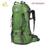 60L Waterproof Climbing Hiking Backpack - MyClimbingGear.com