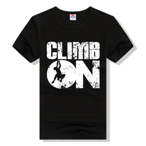 Climb On Tee - MyClimbingGear.com