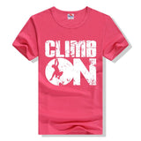 Climb On Tee - MyClimbingGear.com