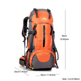 50L Waterproof Travel Hiking Climbing Backpack - MyClimbingGear.com