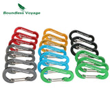 10 Pcs Aluminium Alloy Assorted Carabiner - MyClimbingGear.com