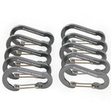 10 Pcs Aluminium Alloy Assorted Carabiner - MyClimbingGear.com