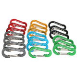 10 Pcs Aluminium Alloy Assorted Carabiner - MyClimbingGear.com