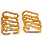 10 Pcs Aluminium Alloy Assorted Carabiner - MyClimbingGear.com