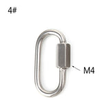 Stainless Steel Screw Lock Carabiner