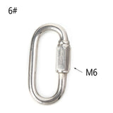 Stainless Steel Screw Lock Carabiner