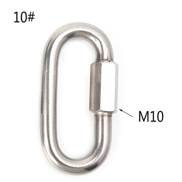 Stainless Steel Screw Lock Carabiner