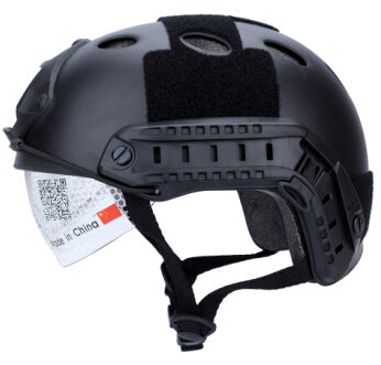 Black Airsoft Climbing Outdoors Helmet with Goggles - MyClimbingGear.com