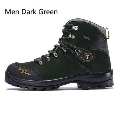 Genuine Leather Climbing Boots