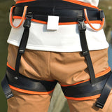 Outdoor Mountaineering Downhill Rappel Safety Belt